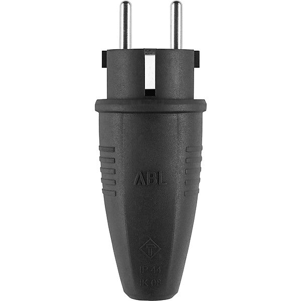 ABL Original Stecker 1506 SK+F/B Gummi sw